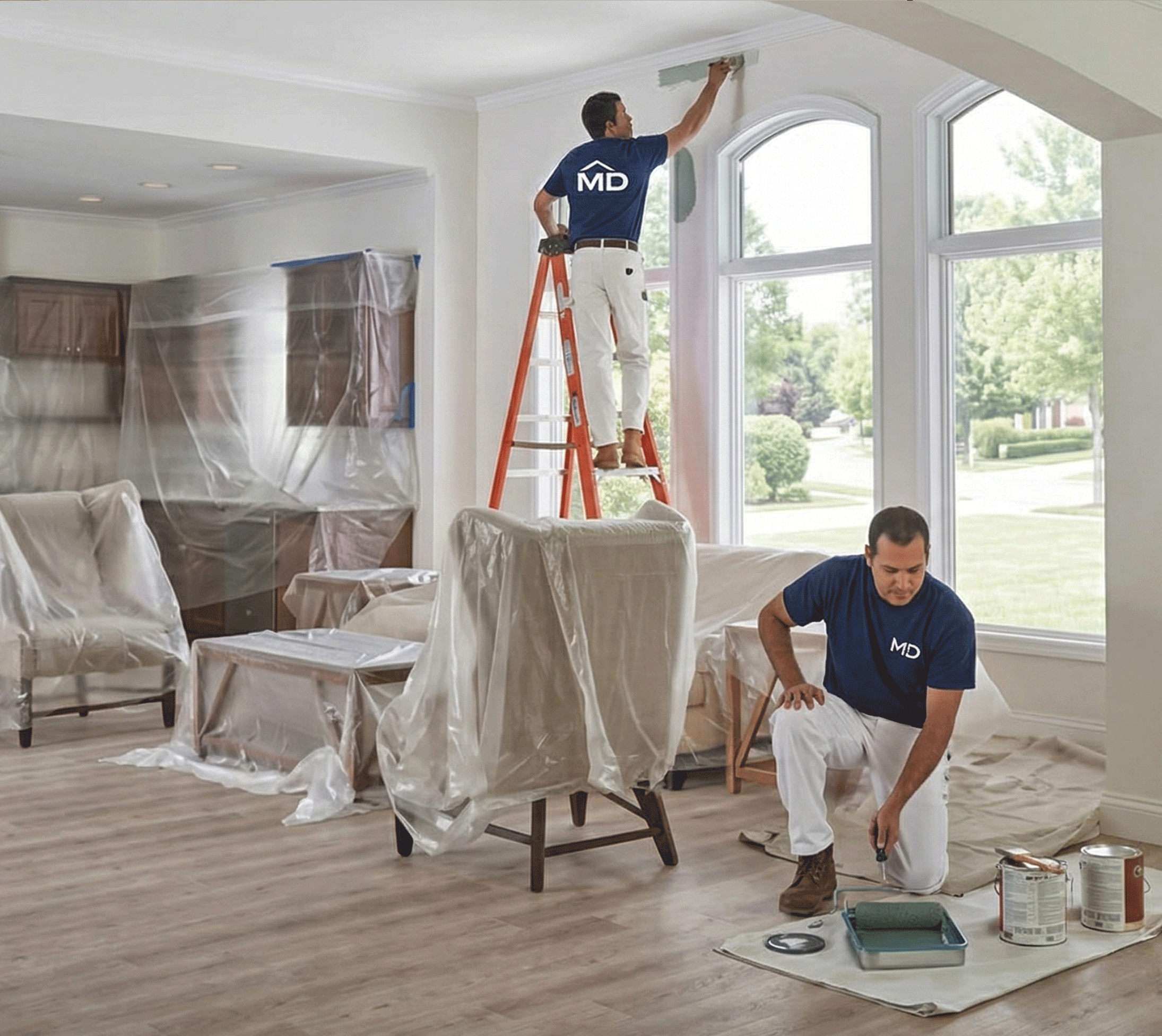 Interior House Painting St. Petersburg